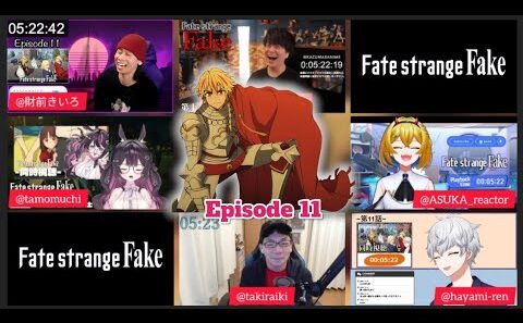 Fate strange Fake Episode 11 Japanese Reaction フェイト ストレンジフェイク 11話 リア クション