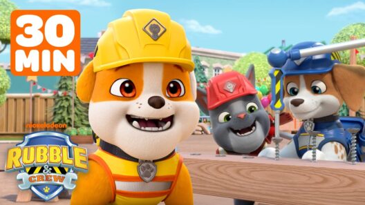 Rubble Competes in the Construction Games! | Rubble & Crew