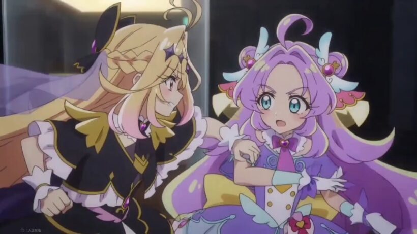 キュアアルカナ・シャドウとキュアアンサーが戦う。#名探偵プリキュア #キュアアルカナシャドウ #アニメ #ai