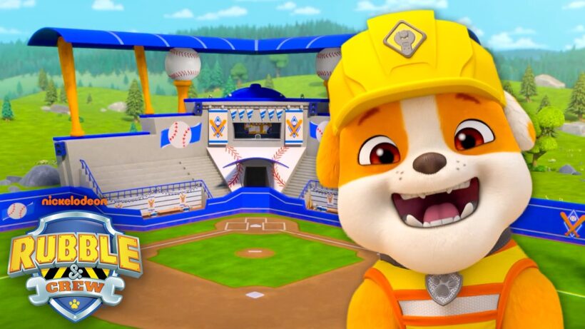 Rubble Builds a Baseball Field and Meets Aaron Judge! ⚾ | Rubble & Crew