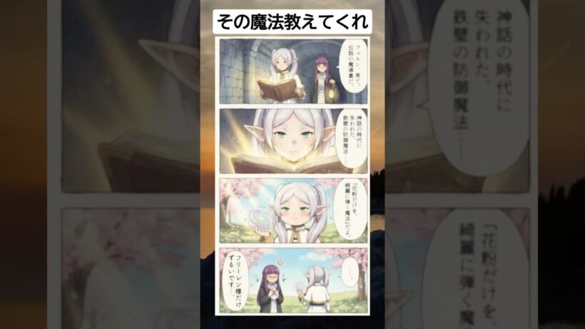 フェルンは花粉症？ #フリーレン #葬送のフリーレン #アニメ
