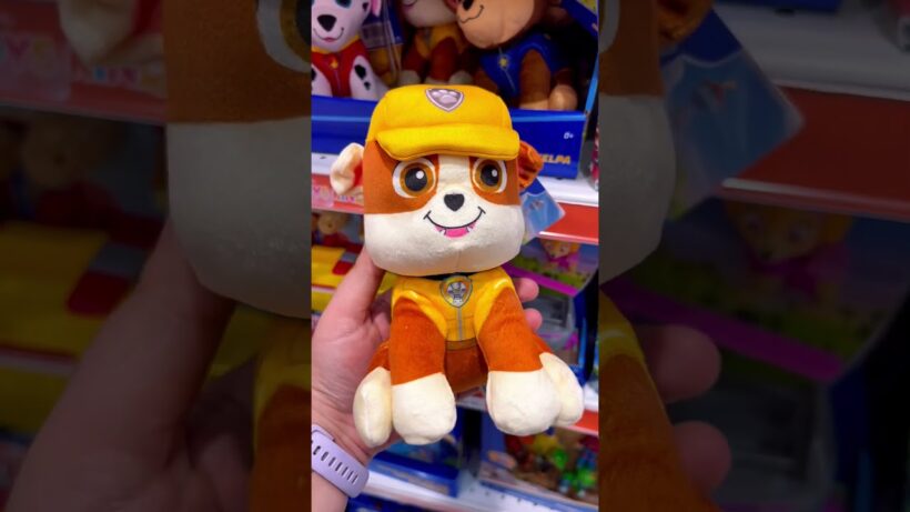 Who Loves Rubble? Cutest Paw Patrol Toy! #rubbleandcrew #pawpatrol #toys #plush #pawpatroltoys