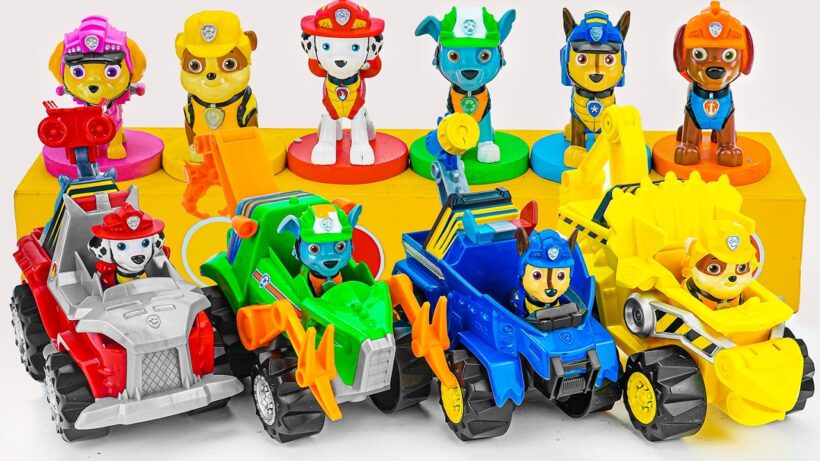 Paw Patrol | ¡Cachorros al rescate! Los mejores de Paw Patrol Rubble & Crew's Bark Yard Crane Tower