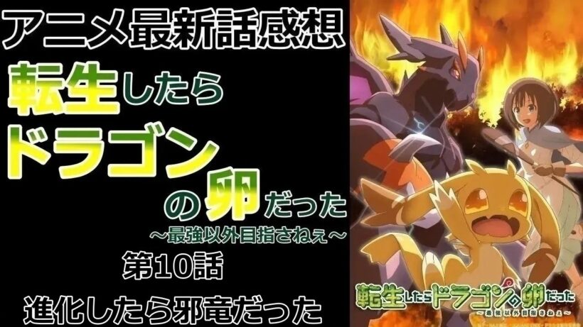 【感想】この選択肢しかなかった【転生したらドラゴンの卵だった～最強以外目指さねぇ～】【アニメ】【最新話】【レビュー】