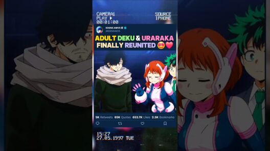 ADULTE DEKU ET URARAKAENFIN RÉUNIS | #myheroacademia #edit #amv #mha #bnha
