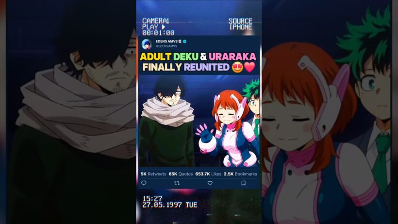 ADULTE DEKU ET URARAKAENFIN RÉUNIS | #myheroacademia #edit #amv #mha #bnha
