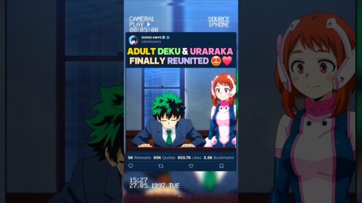 DEKU ADULTE ET URARAKA ENFIN RÉUNIS | #myheroacademia #edit #amv #mha #bnha