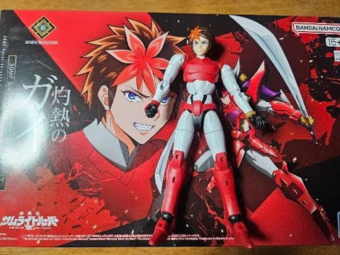 深夜のプラモごっつ。鎧を武装させる。鎧真伝サムライトルーパー。灼熱のガイ。30mf。バンダイ美少年プラモデル。みっくすろーるファミリー。