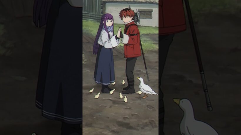 「北部高原の常識怖い…」「激やばですね…」／『#葬送のフリーレン』第2期第37話「ヒンメルの自伝」より