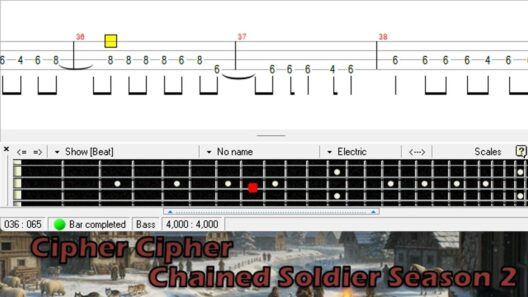 Cipher Cipher - Chained Soldier Season 2 - Bass TAB - 魔都精兵のスレイブ2