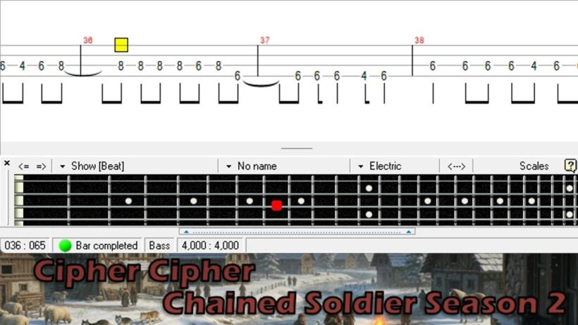 Cipher Cipher - Chained Soldier Season 2 - Bass TAB - 魔都精兵のスレイブ2