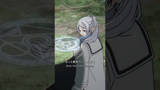 「あまり安易に褒めるとフリーレン様の教育に良くないです」／『#葬送のフリーレン』第2期第37話「ヒンメルの自伝」より