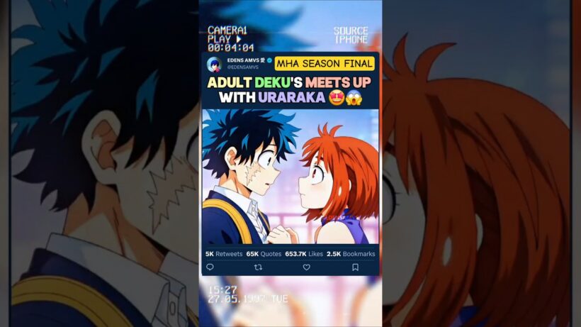 DEKU ET URARAKA ADULTE SE RENCONTRE | MHA Final | #myheroacademia #edit #amv #mha #bnha