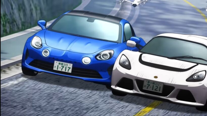 【MF GHOST 3rd Season • EP11】Sawatari attacks Kakeru (Alpine VS Lotus)