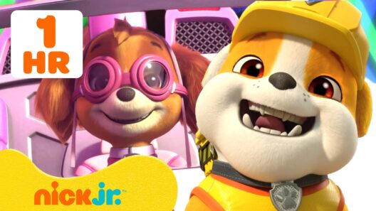 PAW Patrol Rubble & Skye's Best Teamwork Rescues & Adventures! | 60 Minutes | Rubble & Crew