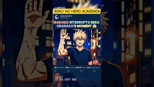 Bakugo interrompt le moment de Deku et Uraraka | #myheroacademia #edit #amv #mha #bnha