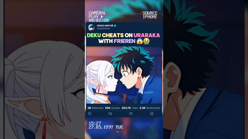 Deku trompe Uraraka avec FRIEREN | #myheroacademia #edit #amv #mha #bnha