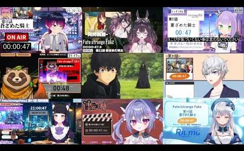 Fate/strange Fake 第11話 VTuberリアクションまとめ