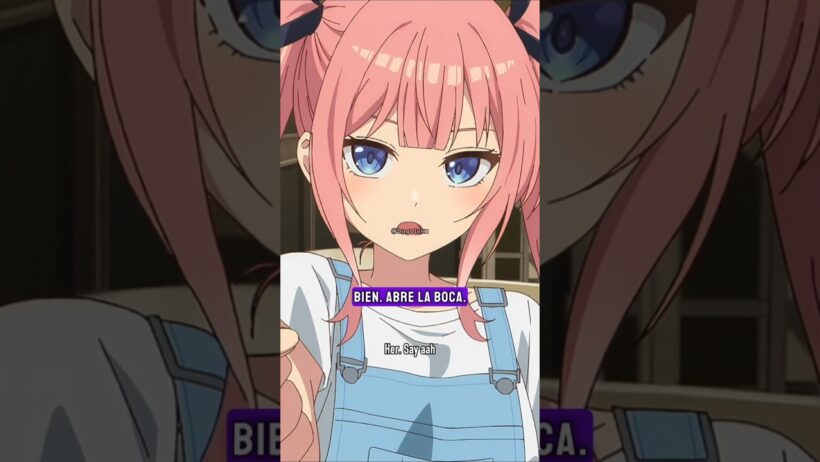 Cuando tu waifu te da de comer 😂 - Mayonaka Heart Tune (audio japones)