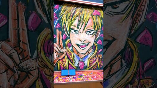 【黒板アート】チョークで 呪術廻戦 死滅回游 前編 禪院直哉×ドブすぎて滅かいてみた   #呪術廻戦 #死滅回游  #禪院直哉  #chalkart  #黒板アート #ドブカス