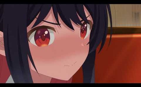 しのぶは山吹にジャガイモを口に入れて欲しいと言う。(Mayonaka Heart Tune)