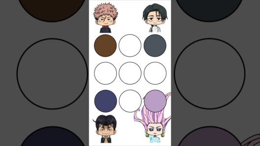 【新作】目の色で色を混ぜるやつやってみた！『呪術廻戦』死滅回游 前編！仙台結界 !虎杖×乙骨×石流×烏鷺