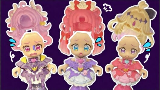 プリキュアたちの髪の毛がとばされた！！元の髪の毛はどれ！？！？名探偵プリキュア劇場
