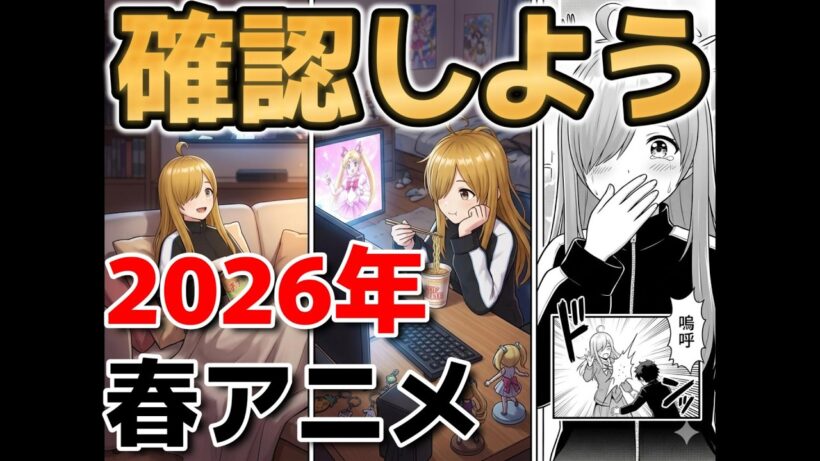 【2026年春アニメ】チェックしていこう！【時間があれば2016年アニメも】