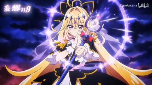 6話のアルカナシャドウの足しか映らないシーンを正面から見たらこうなる。再up #名探偵プリキュア #キュアアルカナシャドウ #アニメ #ai
