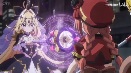 キュアアルカナシャドウとヴィータが戦う#anime #ai #名探偵プリキュア#魔法少女リリカルなのは