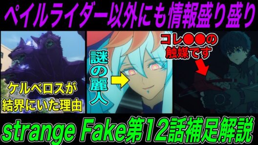 【Fate解説】strange Fake第12話後編：謎過ぎる麗人鮫（コウ）とは何者だったのか【fgo】