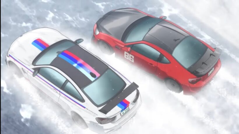 【MF GHOST 3rd Season • EP12】Kanata Katagiri side-by-side with Yanagida (BMW M3 VS Toyota GT86)