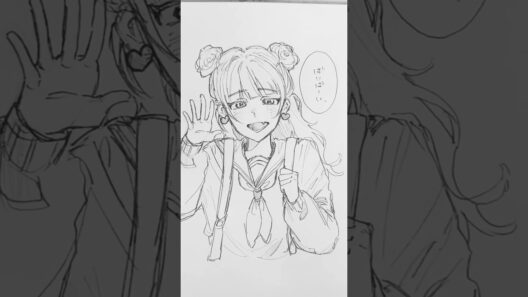 尊い💖 #アナログ #イラスト #正反対な君と僕