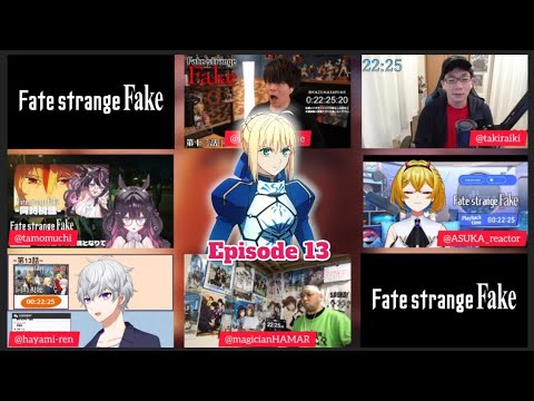 Fate strange Fake Episode 13 Japanese Reaction フェイト ストレンジフェイク 13話 リア クション