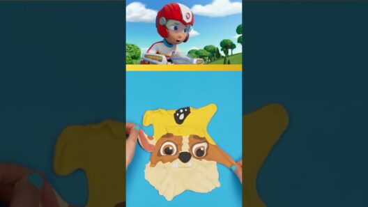 trying to create Rubble out of clay before the truck falls! #shorts