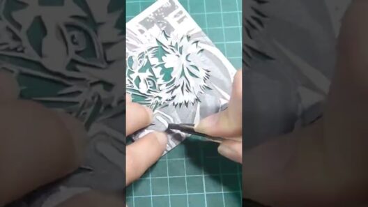 鋭義泥【切り絵】#切り絵 #デッドアカウント  #鋭義泥