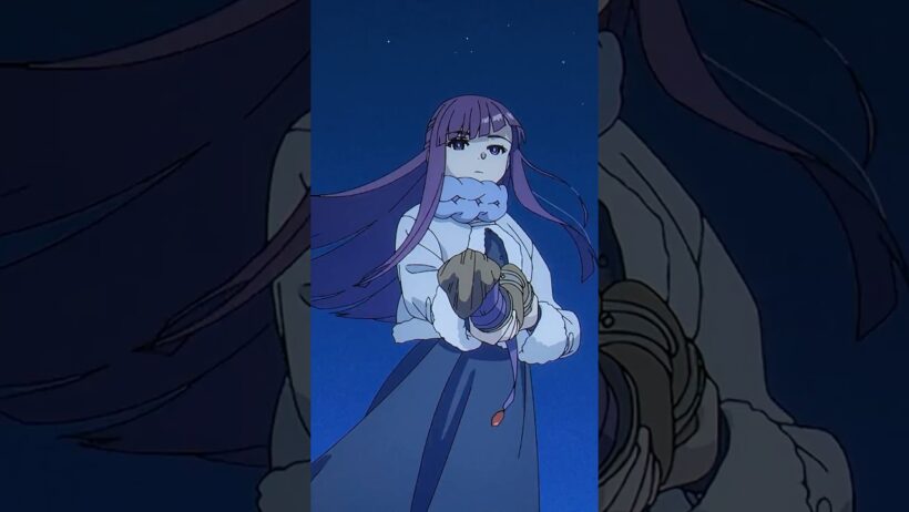 フリーレンパーティー VS シュマール雪原の魔物／『#葬送のフリーレン』第2期第38話「美しい光景」より