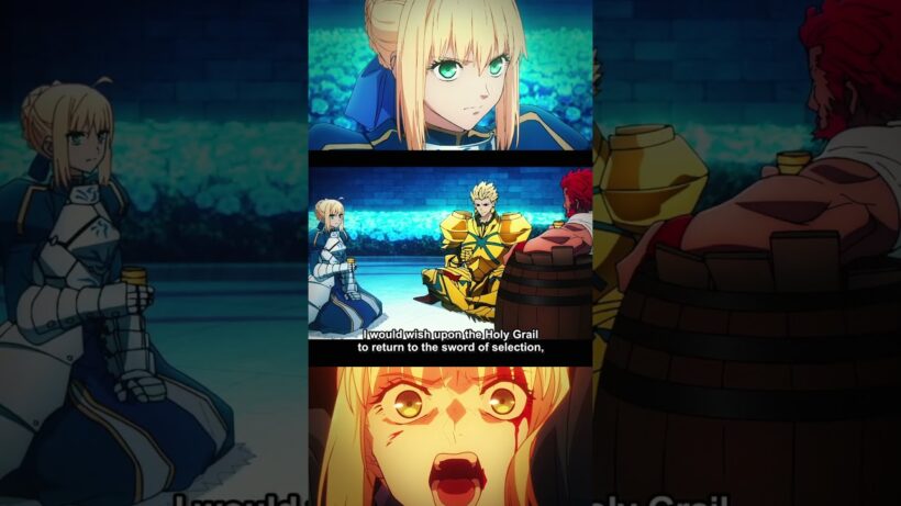 Richard watches Saber's untold story! - Fate/strange Fake Clip #fate #fatestrangefake #anime #shorts