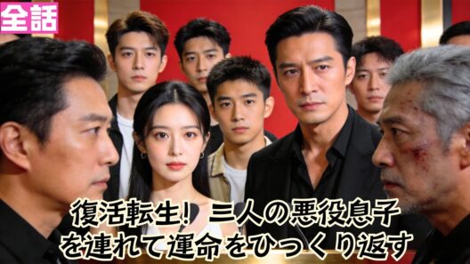 【日本語吹き替え】復活転生！三人の悪役息子を連れて運命をひっくり返す#短編ドラマ#minidrama #短編ドラマ#日本語吹き替え #中国ドラマ #ショートドラマ#ドラマ #イケメン