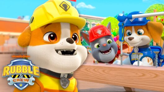 Rubble Competes in the Construction Games! | Rubble & Crew