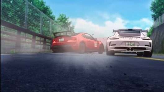 【MF GHOST 3rd Season • EP12】Kanata Katagiri uses Irohazaka Jump + Kansei Dorifto