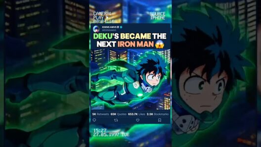 DEKU EST DEVENU LE PROCHAIN ​​IRON MAN 😱☠️  | #myheroacademia #edit #amv #mha #bnha