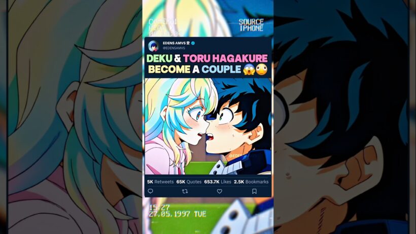 DEKU ET TORU HAGAKURE DEVIENNENT UN COUPLE 😊 | #myheroacademia #edit #amv #mha #bnha