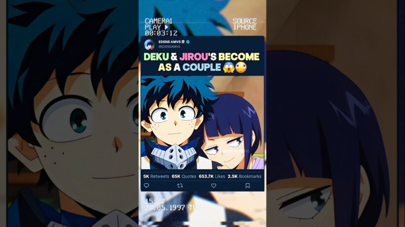 DEKU ET JIROU DEVIENNE UN COUPLE 😱 | #myheroacademia #edit #amv #mha #bnha