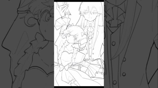 【アルネの事件簿】リン＆ヴラド #描いてみた #イラスト #タイムラプス