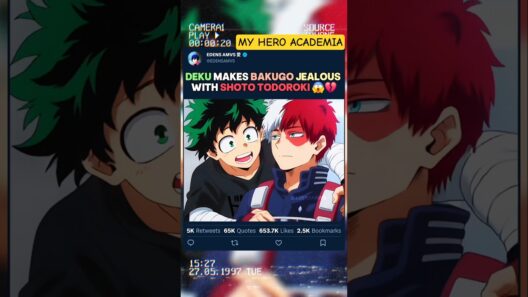 DEKU REND BAKUGO JALOUS AVEC SHOTO TODOROKI | #myheroacademia #edit #amv #mha #bnha