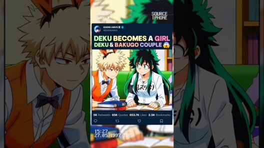 DEKU DEVIENT UNE FILLE 🤩 | #myheroacademia #edit #mha #amv #anime