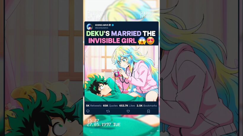 DEKU A ÉPOUSÉ LA FILLE INVISIBLE 😱 | #myheroacademia #edit #amv #mha #bnha