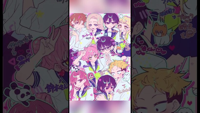 正反対な君と僕描いてみた#イラスト #イラストメイキング #正反対な君と僕