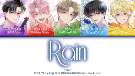 Rain - F/ACE【Tamon’s B Side】CHN/JPN/ENG/ROM Color-Coded Lyrics